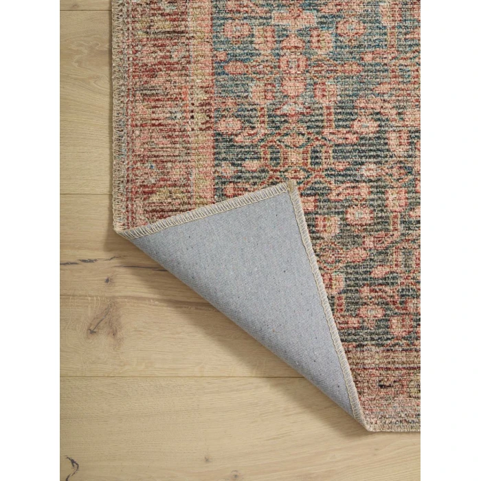 Angela Rose x Loloi Aubrey Blue / Terracotta AUB-04 2 ft. 6 in. X 9 ft. 6 in. Rectangle Rug