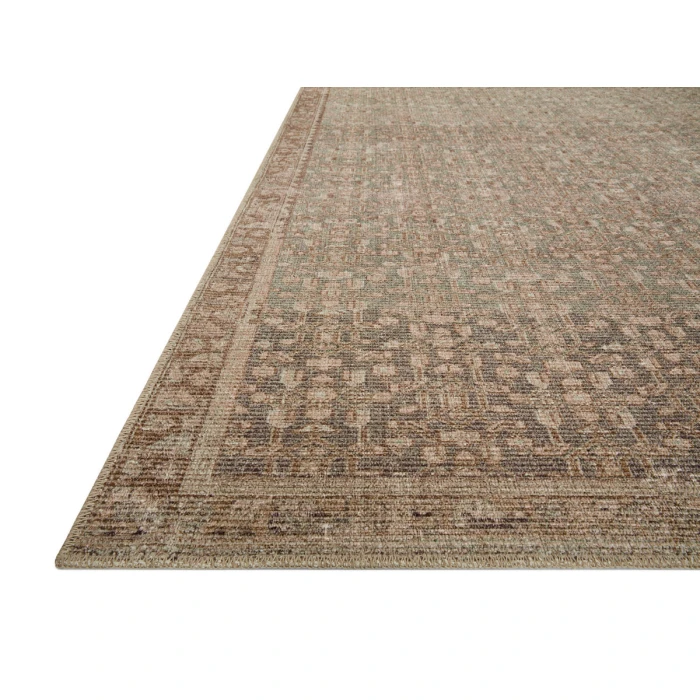 Angela Rose x Loloi Aubrey Sage / Bark AUB-04 18 in. X 18 in. Sample Rug