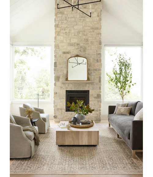 Angela Rose x Loloi Aubrey Sage / Bark AUB-04 5 ft. X 5 ft. Round Rug