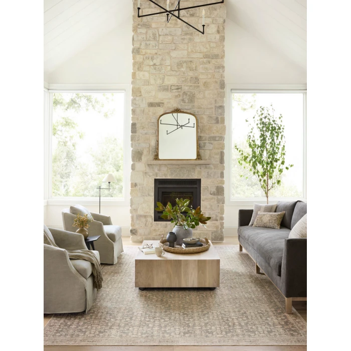 Angela Rose x Loloi Aubrey Sage / Bark AUB-04 18 in. X 18 in. Sample Rug
