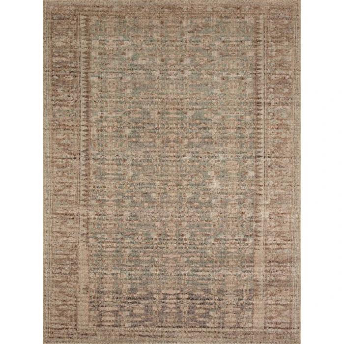 Angela Rose x Loloi Aubrey Sage / Bark AUB-04 18 in. X 18 in. Sample Rug