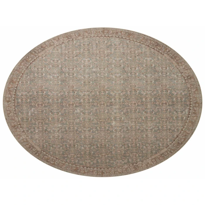 Angela Rose x Loloi Aubrey Sage / Bark AUB-04 18 in. X 18 in. Sample Rug
