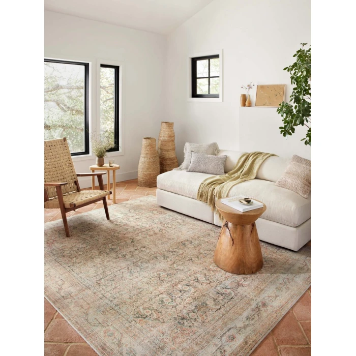 Loloi II Adrian ADR-01 Natural / Apricot 8'-6" x 11'-6" Area Rug