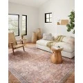 Loloi II Adrian ADR-02 Rust / Denim 3'-6" x 5'-6" Area Rug