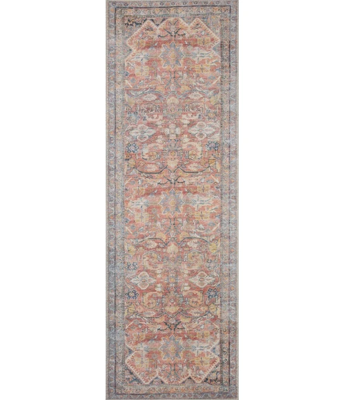 Loloi II Adrian ADR-02 Rust / Denim 2'-0" x 5'-0" Area Rug