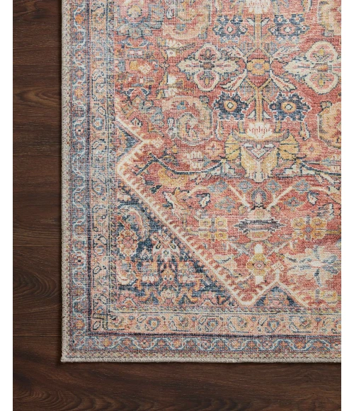 Loloi II Adrian ADR-02 Rust / Denim 2'-0" x 5'-0" Area Rug