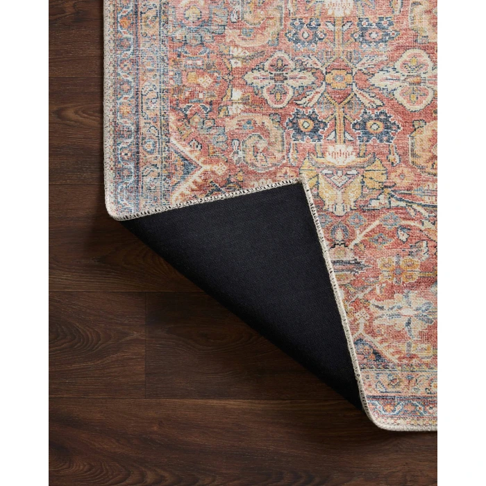 Loloi II Adrian ADR-02 Rust / Denim 2'-6" x 12'-0" Area Rug