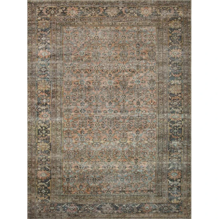 Loloi II Adrian ADR-03 Terracotta / Multi 3'-6" x 5'-6" Area Rug