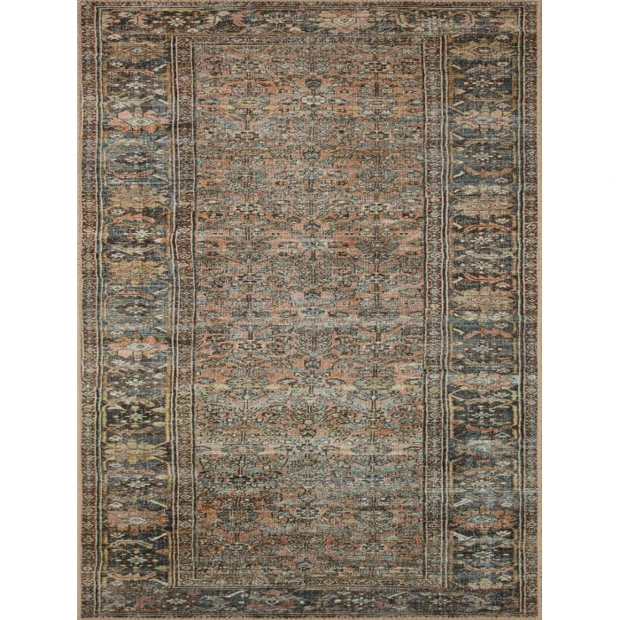Loloi II Adrian ADR-03 Terracotta / Multi 3'-6" x 5'-6" Area Rug