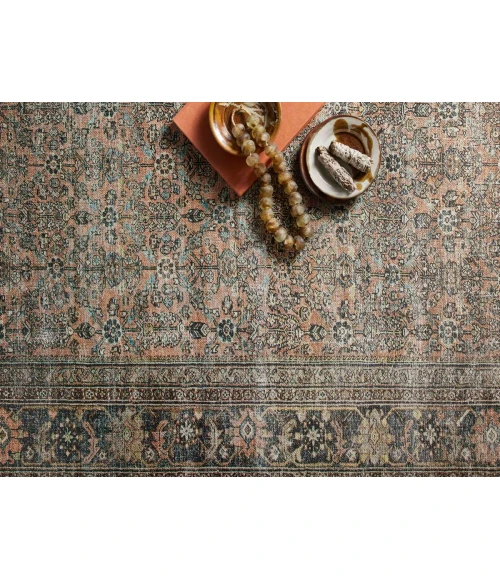 Loloi II Adrian ADR-03 Terracotta / Multi 2'-3" x 3'-9" Area Rug