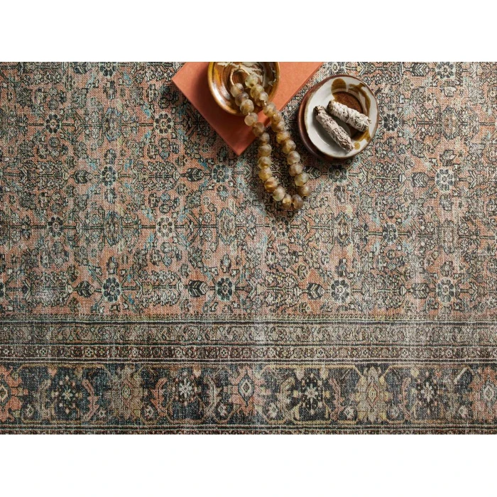 Loloi II Adrian ADR-03 Terracotta / Multi 3'-6" x 5'-6" Area Rug