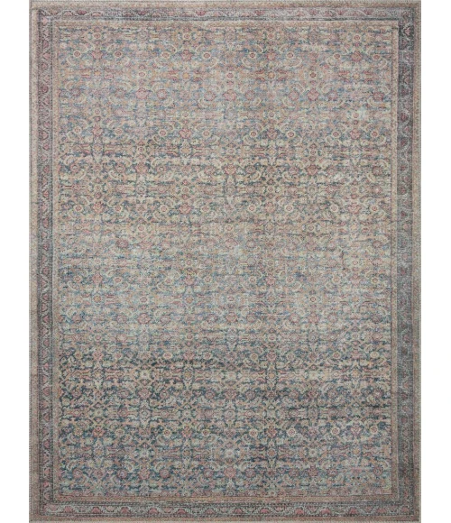 Loloi II Adrian ADR-04 Denim / Multi 2'-6" x 12'-0" Area Rug
