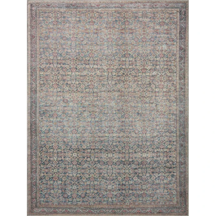 Loloi II Adrian ADR-04 Denim / Multi 2'-3" x 3'-9" Area Rug