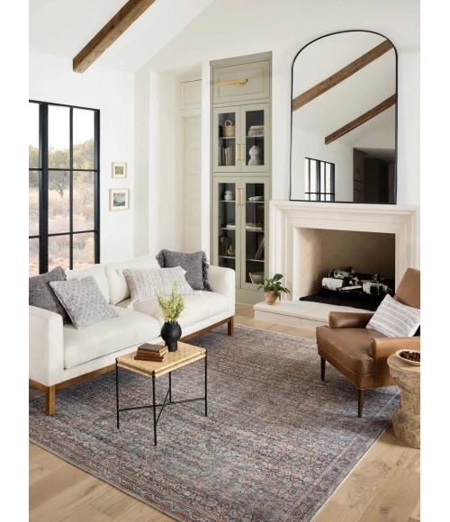 Loloi II Adrian ADR-04 Denim / Multi 2'-6" x 12'-0" Area Rug