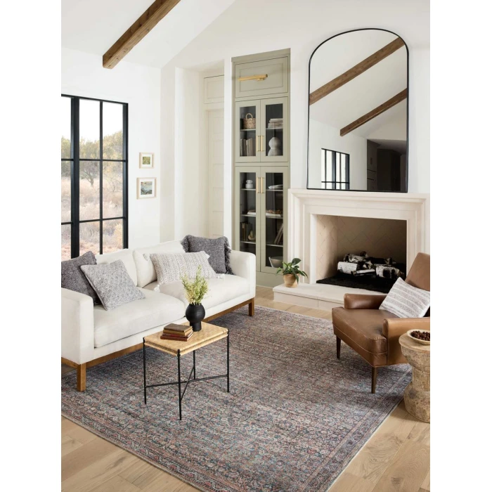 Loloi II Adrian ADR-04 Denim / Multi 2'-3" x 3'-9" Area Rug
