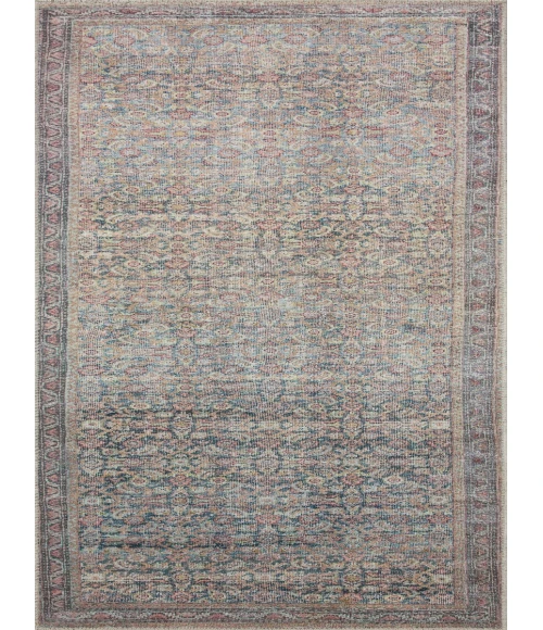 Loloi II Adrian ADR-04 Denim / Multi 2'-6" x 12'-0" Area Rug
