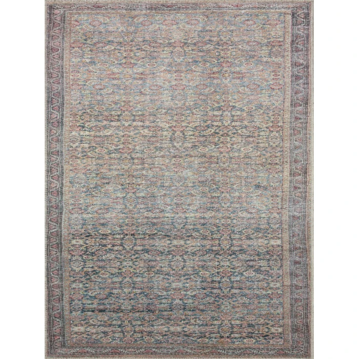 Loloi II Adrian ADR-04 Denim / Multi 2'-3" x 3'-9" Area Rug