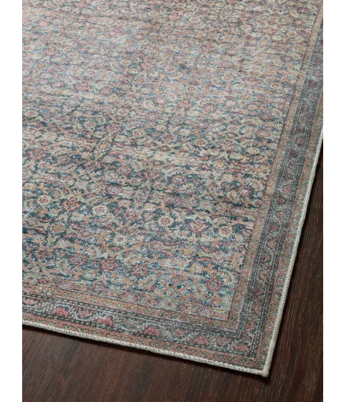 Loloi II Adrian ADR-04 Denim / Multi 2'-6" x 12'-0" Area Rug
