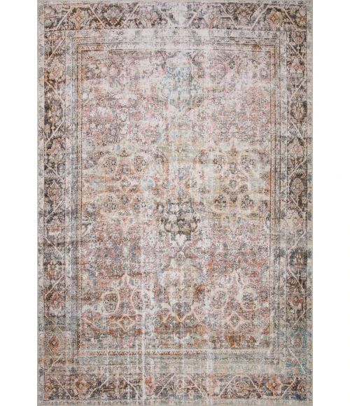 Loloi II Adrian ADR-05 Sunset / Charcoal 2'-6" x 12'-0" Area Rug