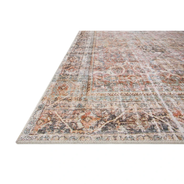 Loloi II Adrian ADR-05 Sunset / Charcoal 2'-6" x 12'-0" Area Rug