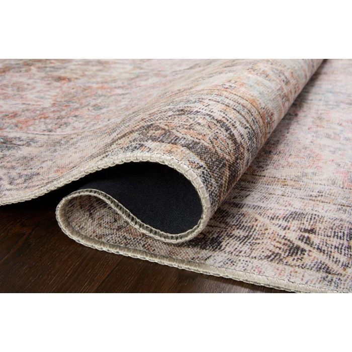 Loloi II Adrian ADR-05 Sunset / Charcoal 2'-6" x 12'-0" Area Rug