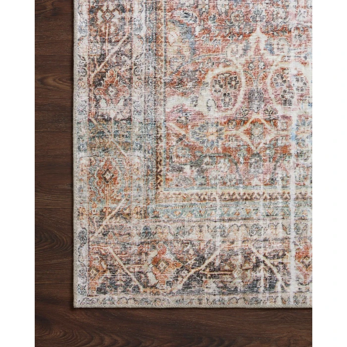 Loloi II Adrian ADR-05 Sunset / Charcoal 2'-6" x 12'-0" Area Rug