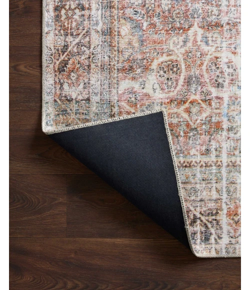 Loloi II Adrian ADR-05 Sunset / Charcoal 2'-6" x 12'-0" Area Rug