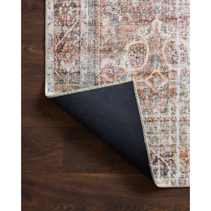 Loloi II Adrian ADR-05 Sunset / Charcoal 2'-6" x 12'-0" Area Rug
