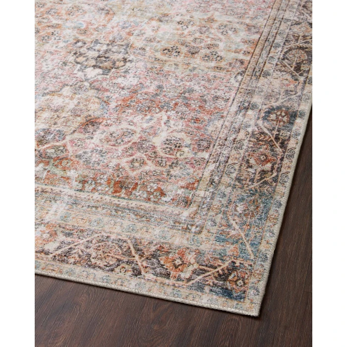 Loloi II Adrian ADR-05 Sunset / Charcoal 2'-6" x 12'-0" Area Rug
