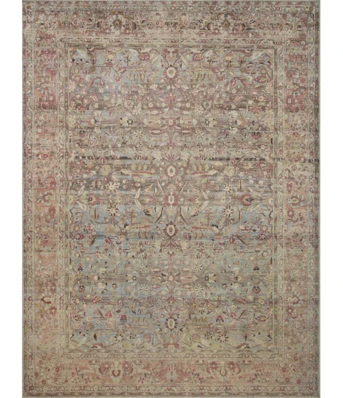 Loloi II Adrian ADR-06 Ocean / Clay 2'-6" x 12'-0" Area Rug