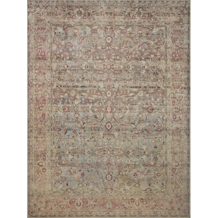 Loloi II Adrian ADR-06 Ocean / Clay 2'-3" x 3'-9" Area Rug