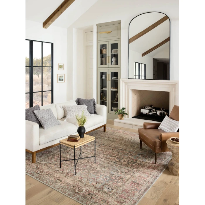 Loloi II Adrian ADR-06 Ocean / Clay 2'-3" x 3'-9" Area Rug