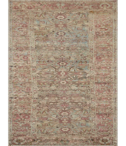 Loloi II Adrian ADR-06 Ocean / Clay 2'-6" x 12'-0" Area Rug