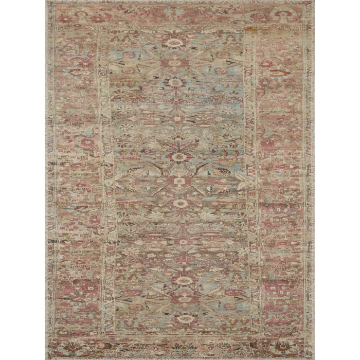 Loloi II Adrian ADR-06 Ocean / Clay 2'-3" x 3'-9" Area Rug