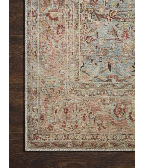 Loloi II Adrian ADR-06 Ocean / Clay 2'-6" x 12'-0" Area Rug