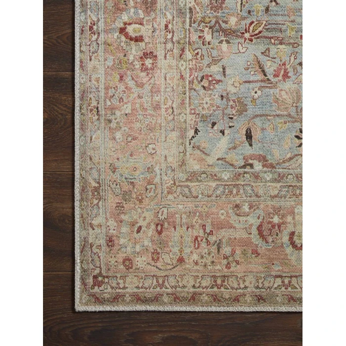 Loloi II Adrian ADR-06 Ocean / Clay 2'-3" x 3'-9" Area Rug