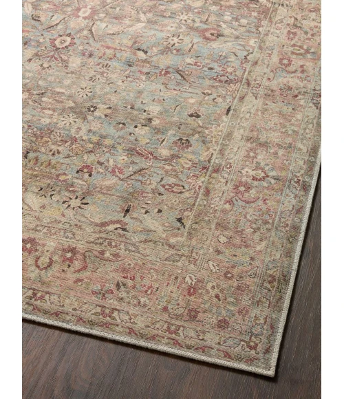 Loloi II Adrian ADR-06 Ocean / Clay 2'-6" x 12'-0" Area Rug