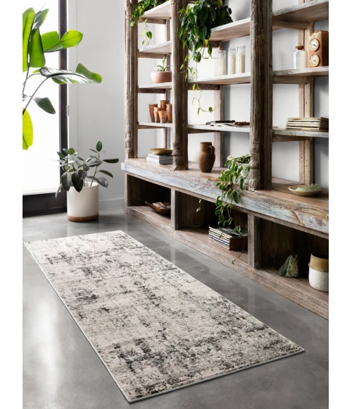 Loloi Alchemy Silver / Graphite ALC-04 18 in. X 18 in. Sample Rug