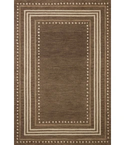 Chris Loves Julia x Loloi Alfie Bark / Natural ALF-02 5ft. X 7ft.-6in. Rect. Rug