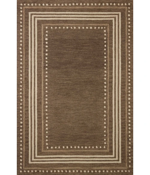 Chris Loves Julia x Loloi Alfie Bark / Natural ALF-02 2ft.-3in. X 3ft.-9in. Rect. Rug