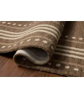 Chris Loves Julia x Loloi Alfie Bark / Natural ALF-02 2ft.-3in. X 3ft.-9in. Rect. Rug