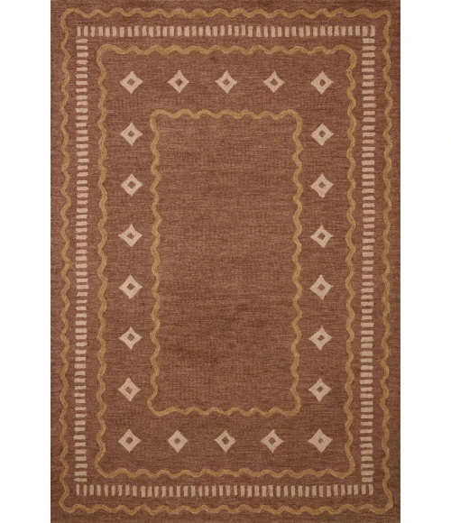 Chris Loves Julia x Loloi Alfie Clay / Spice ALF-03 9ft.-3in. X 13ft. Rect. Rug