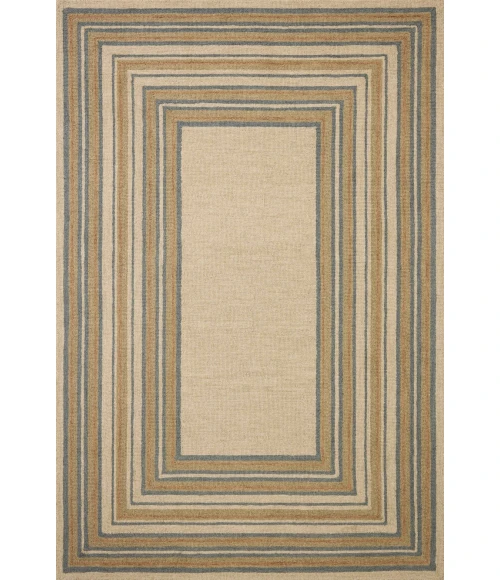 Chris Loves Julia x Loloi Alfie Natural / Multi ALF-05 9ft.-3in. X 13ft. Rect. Rug