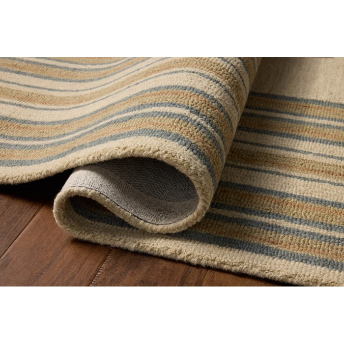 Chris Loves Julia x Loloi Alfie Natural / Multi ALF-05 7ft.-9in. X 9ft.-9in. Rect. Rug