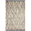 Chris Loves Julia x Loloi Alice ALI-01 CREAM / black Area Rug 2 ft. 7 in. X 12 ft. 0 in. Rectangle