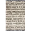 Chris Loves Julia x Loloi Alice ALI-02 CREAM / black Area Rug 5 ft. 2 in. X 7 ft. 6 in. Rectangle