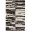 Chris Loves Julia x Loloi Alice ALI-03 CREAM / black Area Rug 5 ft. 2 in. X 7 ft. 6 in. Rectangle