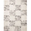 Angela Rose x Loloi Amira Ivory / Granite AMI-01 18 in. X 18 in. Sample Rug
