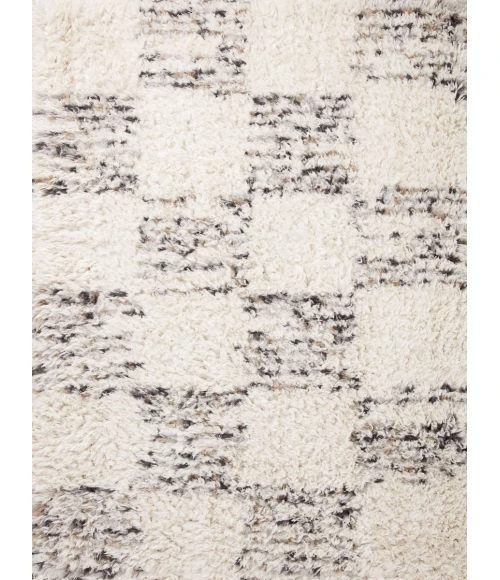Angela Rose x Loloi Amira Ivory / Granite AMI-01 2 ft. 7 in. X 10 ft. Rectangle Rug