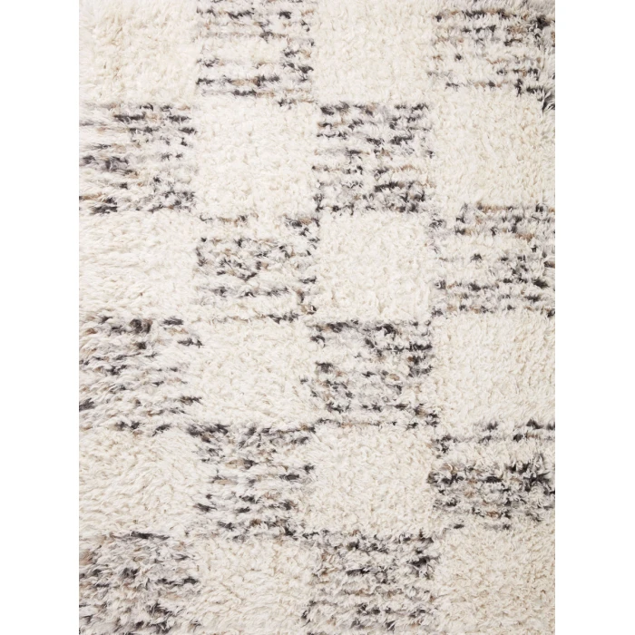Angela Rose x Loloi Amira Ivory / Granite AMI-01 2 ft. 7 in. X 12 ft. Rectangle Rug
